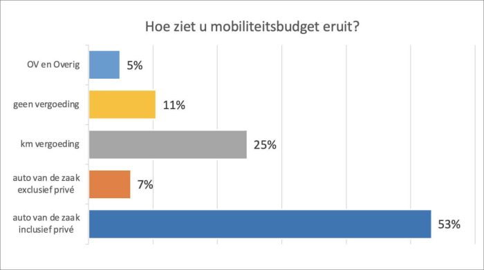 Hoe ziet uw mobiliteitsbudget eruit?